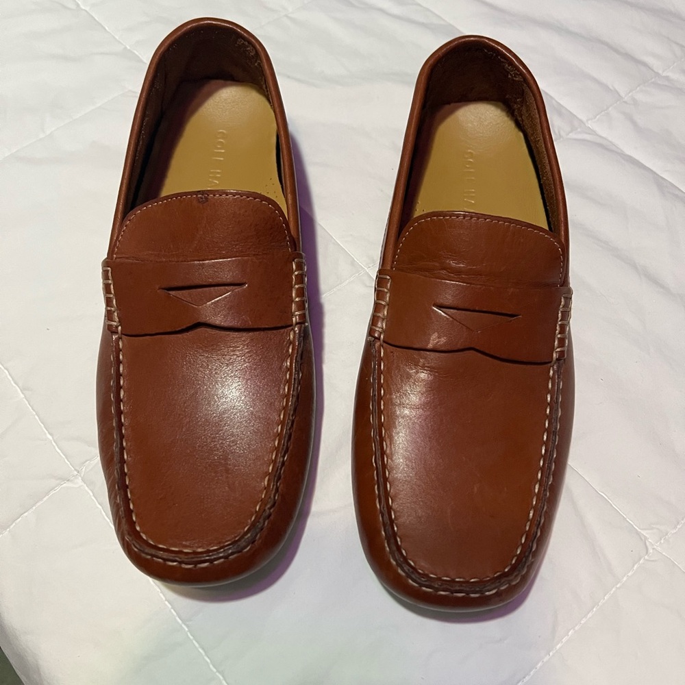 Men's Brown Leather Loafers